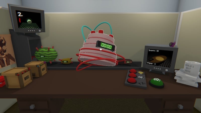 Screenshot of bomb production from Shortest Fuse.
