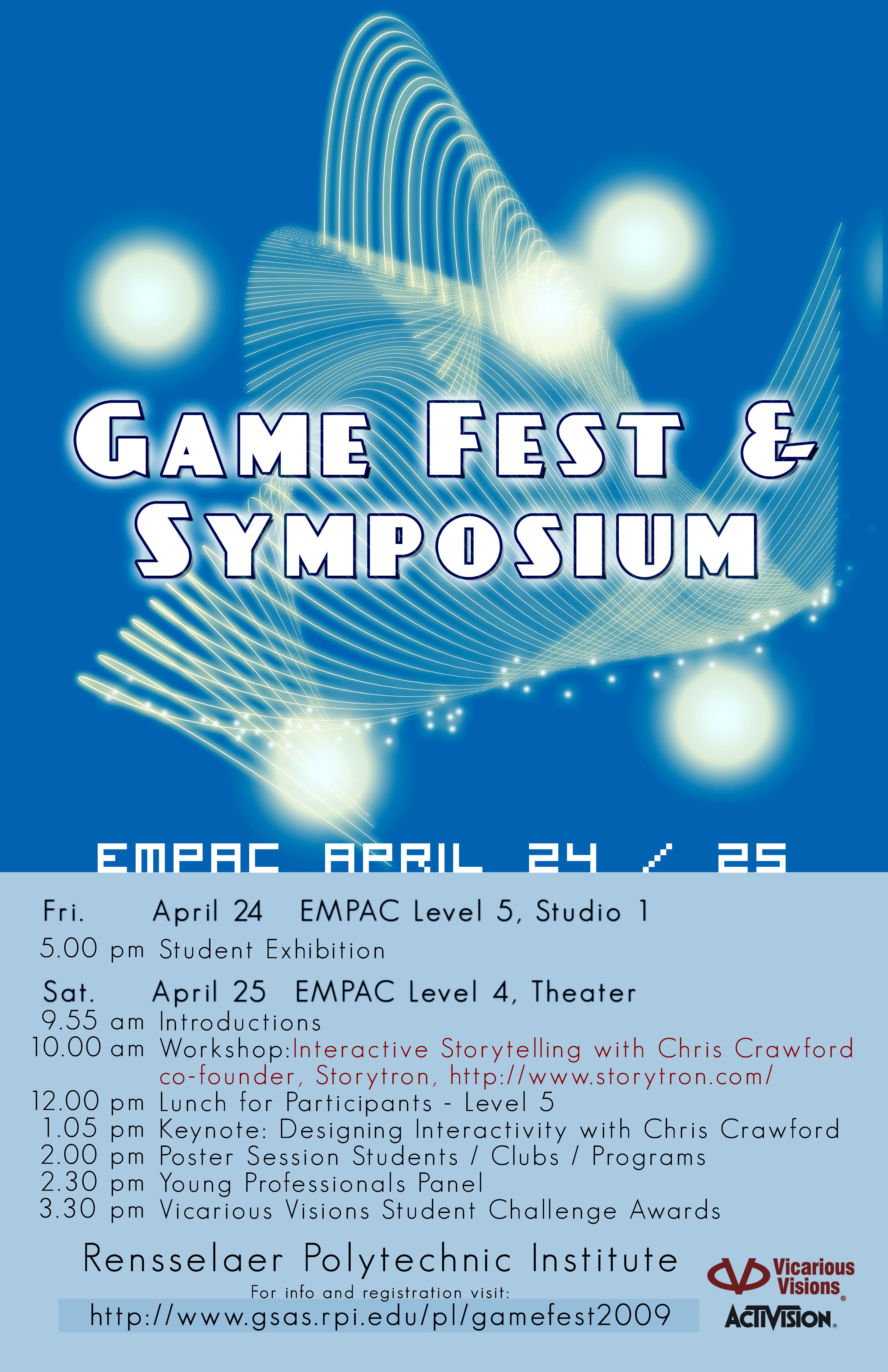 Poster from GameFest 2009.