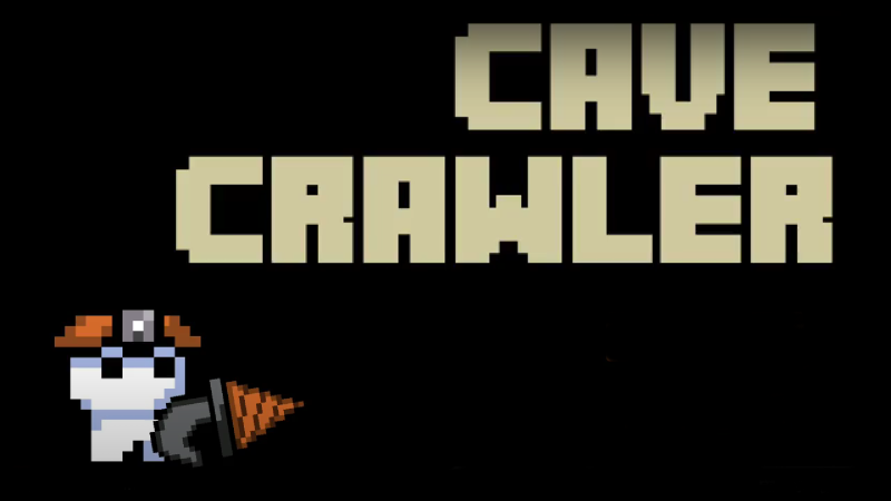 Title card for Cave Crawler.