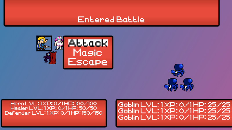 Battle sequence in RP(Idle).