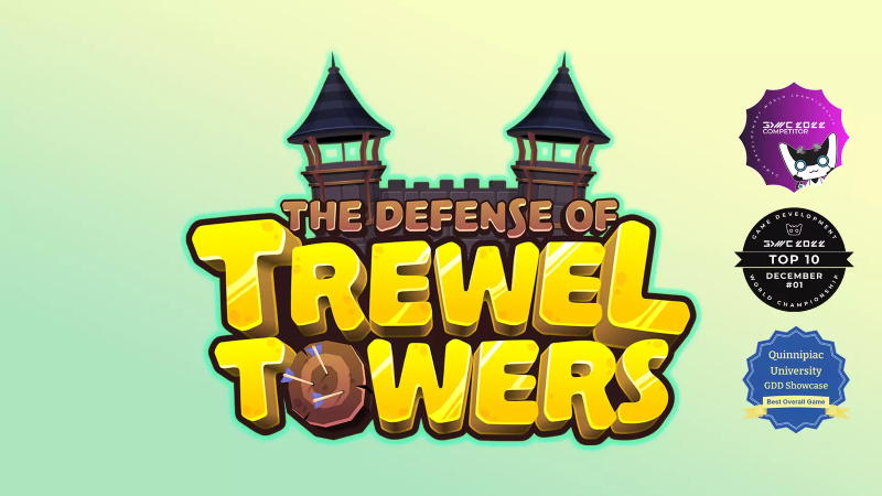 Title card for The Defense of Trewel Towers.