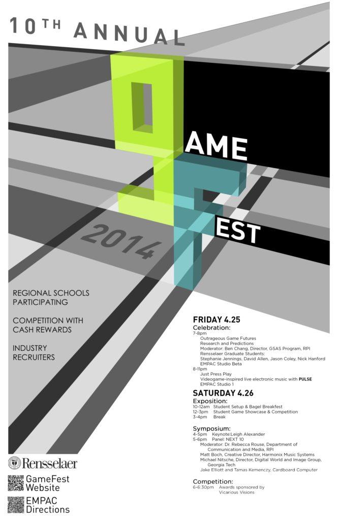 Image of GameFest 2014 poster